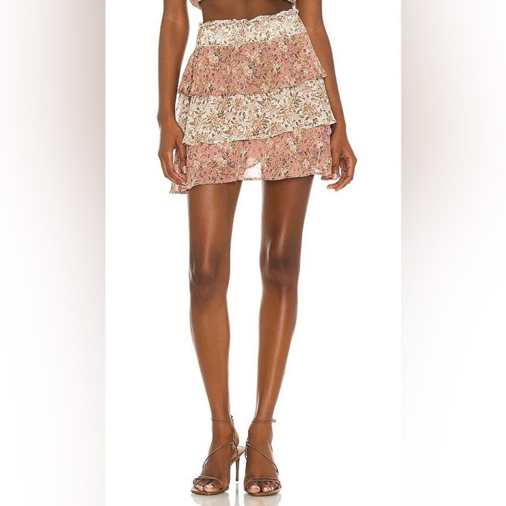 *Show Me Your Mumu Skirt in Floral SZ S NEW!